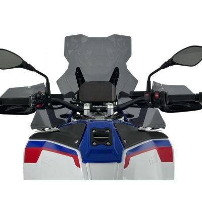 Plexi WRS Touring Plus 43cm pro BMW R1300GS/A 2023+ (s ACC), tmavě kouřové