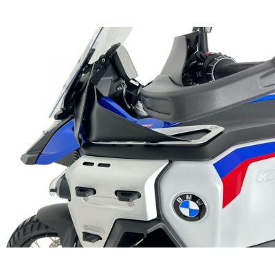 Přídavné boční deflektory WRS pro BMW R1300GS Adventure 2024+, černé matné