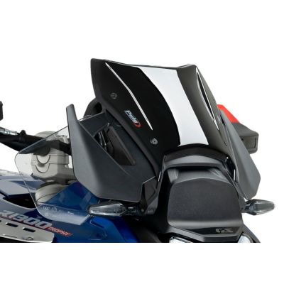 Nízke plexi Puig Sport Plus 26cm pro BMW R1300GS/A 2023+ (s ACC), černé