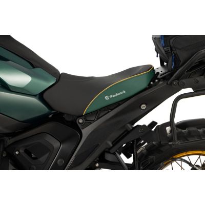 Heated Plug and Play standard front seat Wunderlich Aktivkomfort for R1300GS 2023+, green Tramuntana