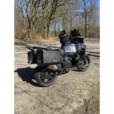 Originální hliníkové boční kufry pro BMW R1300GS Adventure 2024+, černé