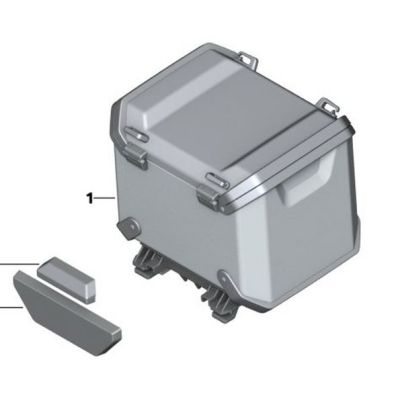 Opěrka spolujezdce pro ALU topcase pro BMW R1300GS Adventure 2024+