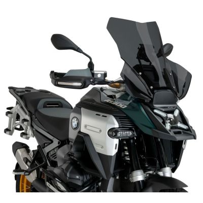Vysoké cestovní plexi Puig 57cm pro BMW R1300GS/A 2023+ (s ACC), tmavě kouřové