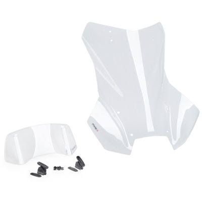 Vysoké cestovní plexi Puig 57cm s deflektorem pro BMW R1300GS/A 2023+ (s ACC), čiré