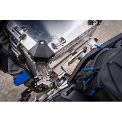 2x 45l ALU large side cases Wunderlich for BMW R1300GS Adventure 2024+, silver