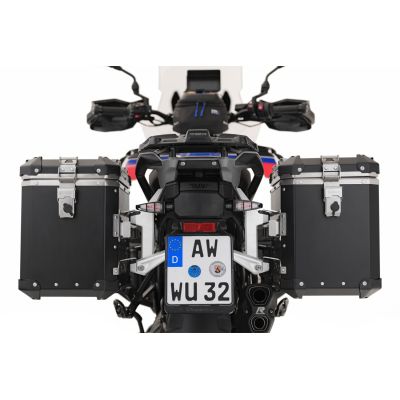 2x 45l ALU velké boční kufry Wunderlich pro BMW R1300GS Adventure 2024+, černé