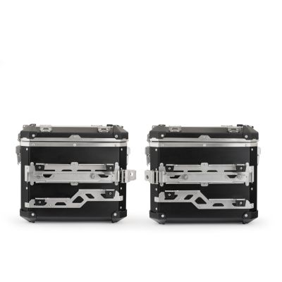 2x 45l ALU velké boční kufry Wunderlich pro BMW R1300GS Adventure 2024+, černé