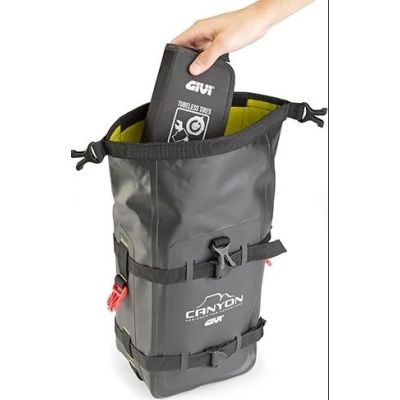 Waterproof bag Givi 8l, for crash bar, passenger seat..