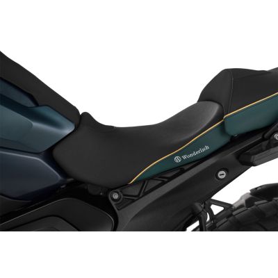 Heated Plug and Play lowered front seat Wunderlich Aktivkomfort for R1300GS 2023+, green Tramuntana