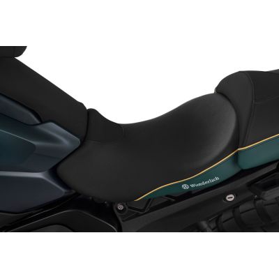 Heated Plug and Play lowered front seat Wunderlich Aktivkomfort for R1300GS 2023+, green Tramuntana