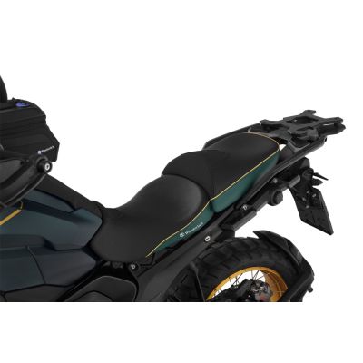 Heated Plug and Play lowered front seat Wunderlich Aktivkomfort for R1300GS 2023+, green Tramuntana