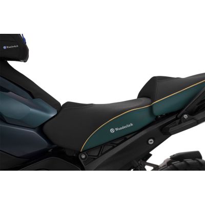 Heated Plug and Play raised front seat Wunderlich Aktivkomfort for R1300GS 2023+, green Tramuntana