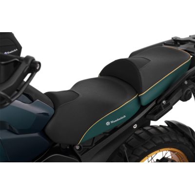 Heated Plug and Play raised front seat Wunderlich Aktivkomfort for R1300GS 2023+, green Tramuntana