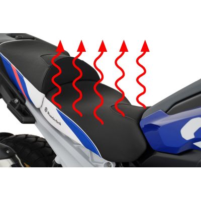 Vyhřívané Plug and Play standardní přední sedlo Wunderlich Aktivkomfort pro R1300GS 2023+, Trophy
