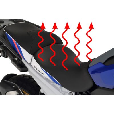 Heated Plug and Play lowered front seat Wunderlich Aktivkomfort for R1300GS 2023+, Trophy