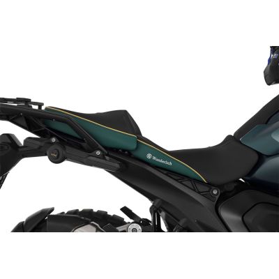 Snížené přední sedlo Wunderlich Aktivkomfort pro R1300GS 2023+, zelené Tramuntana