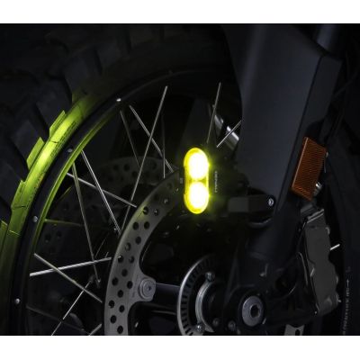 Přídavná LED světla Denali DL2 Datadim Technology, žluté sklo