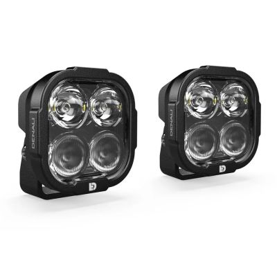 Přídavná LED světla Denali DL4 Datadim Technology, bílé sklo
