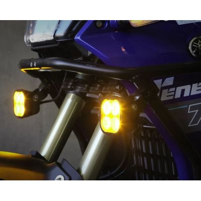 Přídavná LED světla Denali DL4 Datadim Technology, žluté sklo