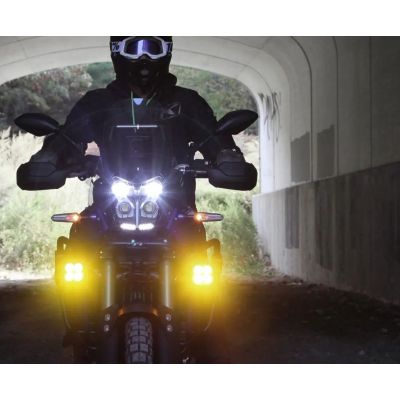 Přídavná LED světla Denali DL4 Datadim Technology, žluté sklo
