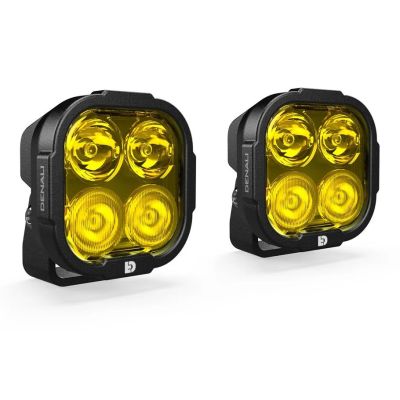 Přídavná LED světla Denali DL4 Datadim Technology, žluté sklo