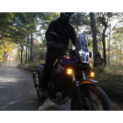 Denali DL4 auxiliary LED lights Datadim Technology, orange glass