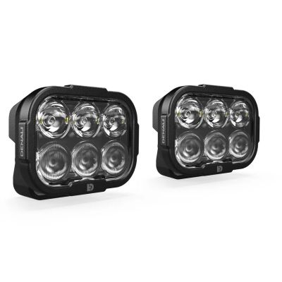 Additional LED lights Denali DL6 Datadim Technology, white glass