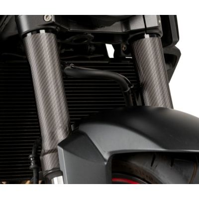 Universal protective covers for front forks, carbon