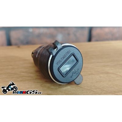 Interphone charging adapter from 12V to 2x USB (A+A) for mini socket (2x 2100 mA)