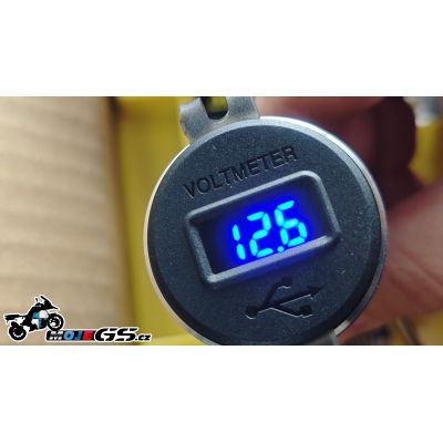 Interphone charging adapter from 12V to 2x USB (A+A) for mini socket (2x 2100 mA)