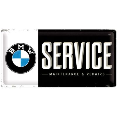 Plechová cedule BMW Service 50x25cm
