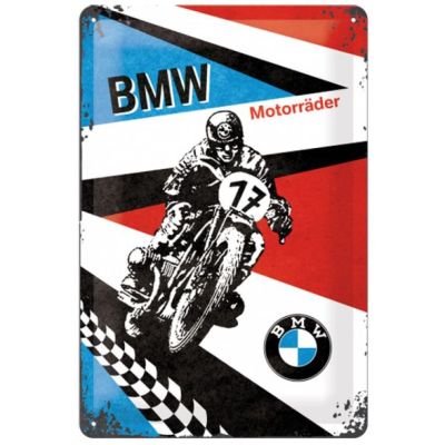 Plechová cedule BMW Motorräder 20x30cm