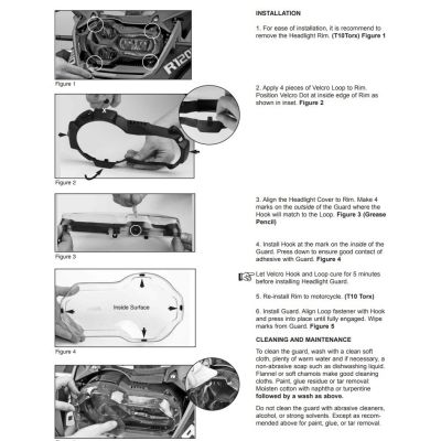 Kryt předního LED světla Ztechnik pro R1250GS/A, R1200GS/A LC 2013-2018