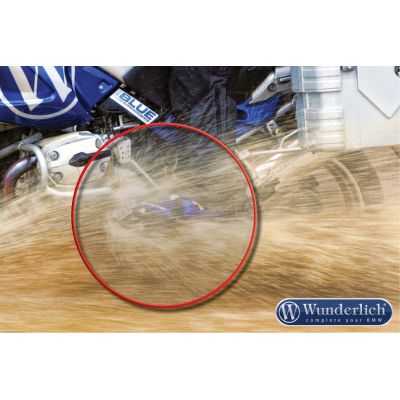 Chrániče řidičových bot proti vodě Wunderlich pro R1250GS/A, R1200GS/A LC 2013-2018, stříbrné