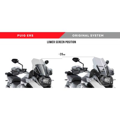 Elektronická regulace výšky plexi pro R1250GS/A, R1200GS/A LC 2013-2018