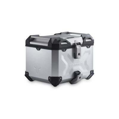 ALU topcase SW-Motech Trax Adventure 38l + plotna pro F850GS, F750GS, stříbrný