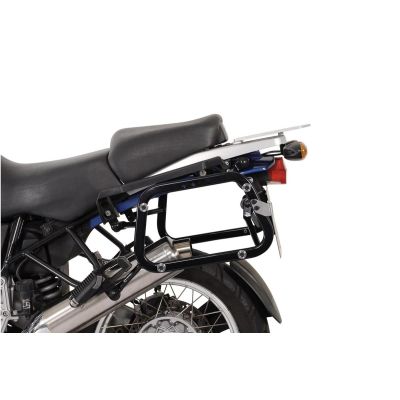 ALU boční kufry SW-Motech Trax Adventure + nosiče pro R1150GS/A, R1100GS, stříbrné