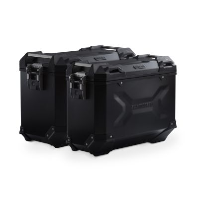ALU boční kufry SW-Motech Trax Adventure + nosiče pro R1150GS/A, R1100GS, černé