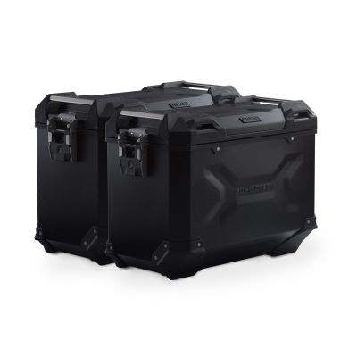 ALU velké boční kufry SW-Motech Trax Adventure + nosiče pro F650GS/Dakar, G650GS, černé