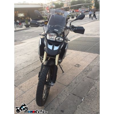 Plexi WRS 41cm s průduchem pro BMW F700GS, lehce kouřové