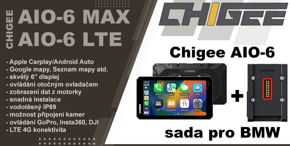 Revoluční navigace Chigee AIO-6 Play for BMW